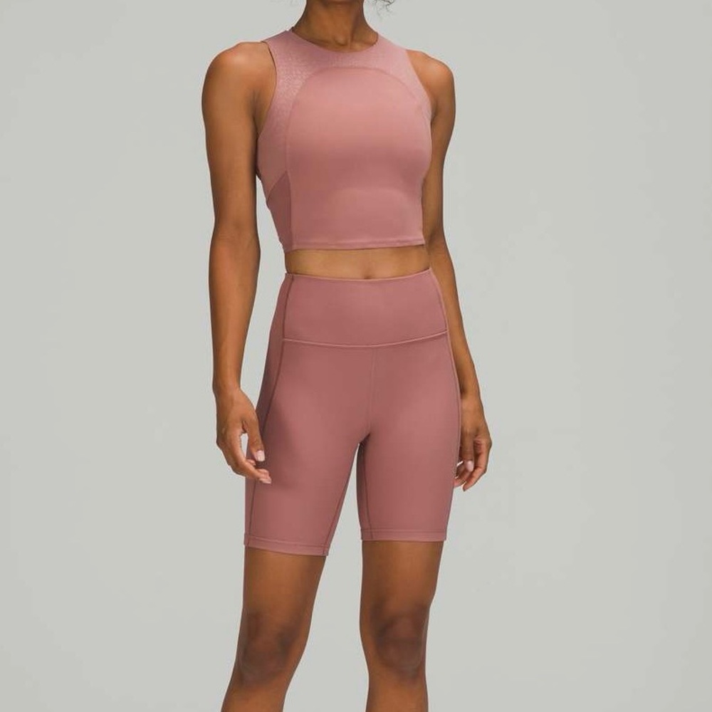 Lululemon Ribbed Contoured High Rise Shorts
